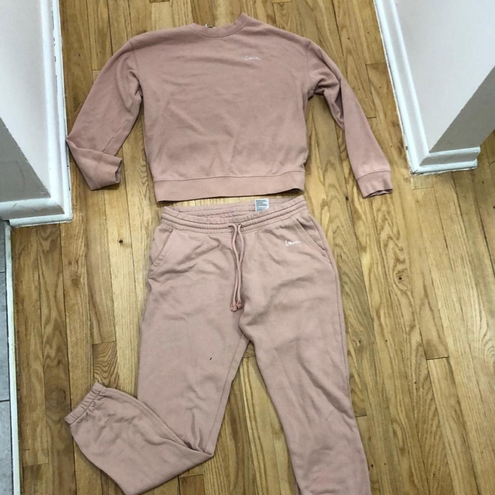 “Love” Jogger Set
